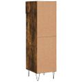 vidaXL Botník dymový dub 30x35x105 cm kompozitné drevo