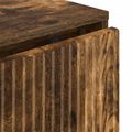 vidaXL Servírovacia skriňa Dymová dub 79,5 x 33 x 82 cm