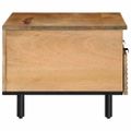 VidaXL Konferenčný stolík Hnedý 80x54x40 cm Masívne drevo Mango