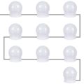 LED svetlá na zrkadlo k toaletnému stolíku 10 ks Izoxis 18910 LED světla na zrcadlo k toaletnímu stolku 10 ks Izoxis 18910