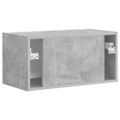 vidaXL TV nástenná skriňa 60 x 31 x 29,5 cm Betónová Kompozitné drevo