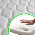vidaXL Posteľ s matracom, pamäťová pena, umelá koža 180x200 cm