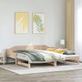 vidaXL Vysúvacia denná posteľ 90x190 cm masívna borovica