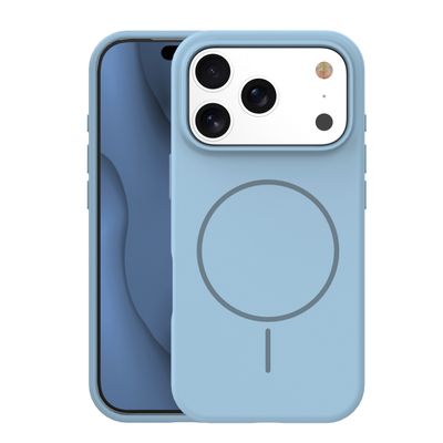 Silicone Thin Mag puzdro pre iPhone 17 Pro Max / 18 Pro Max 6,9" svetlo modré
