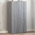 vidaXL Kartotéka sivá sonoma 60x32x115 cm kompozitné drevo