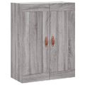 vidaXL Vysoká skrinka sivý dub sonoma 69,5x34x180 cm spracované drevo