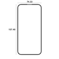 Etteri tempered glass 9D for iPhone 16 Plus 6,7"