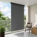 vidaXL Roleta Svetlosivá 60 x 250 cm Textil a hliník