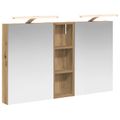 vidaXL Set kabinetov do kúpeľne 3 ks 100 x 10,5 x 60,5 cm