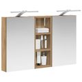 vidaXL Set kabinetov do kúpeľne 3 ks 80 x 10,5 x 50 cm