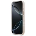 Puzdro Guess pre iPhone 17 Pro HC MAGSAFE PU W/ GRAINED PU STRASS LOGO ružové