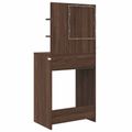 vidaXL Toaletné stolíky do spálne Hnedý dub 80 x 39,6 x 135 cm