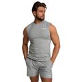 Šortky TRN Grey - GymBeam, veľkosť M, veľkosť oblečenia M, 92 % polyester 8 % elastane