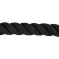 vidaXL Bojové lano čierne 15 m 11 kg polyester