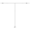 vidaXL Ručne zaťahovacia markíza s LED 350x250 cm modrá a biela