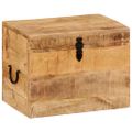 vidaXL Úložný box 39x28x31 cm mangovníkový masív