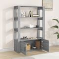 vidaXL Komoda sivý dub sonoma 80x30x119,5 cm spracované drevo