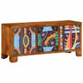 vidaXL Lavička na topánky s úložiskom Medová hnedá 100 x 35 x 45 cm