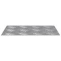 vidaXL Schodový rošt 2 ks 30 x 20 cm Strieborná Hliník Obdĺžnikový