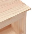 vidaXL Lavička do predsiene 60x28x45 cm masívna borovica