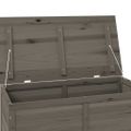 vidaXL Vonkajší box na vankúše antracitový 100x50x56 cm jedľový masív