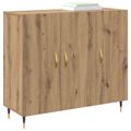 vidaXL Servírovacia skriňa Remeselný dub 90 x 34 x 80 cm