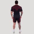 Bezšvové šortky OG1 Black/Red - GymBeam, veľkosť XL
