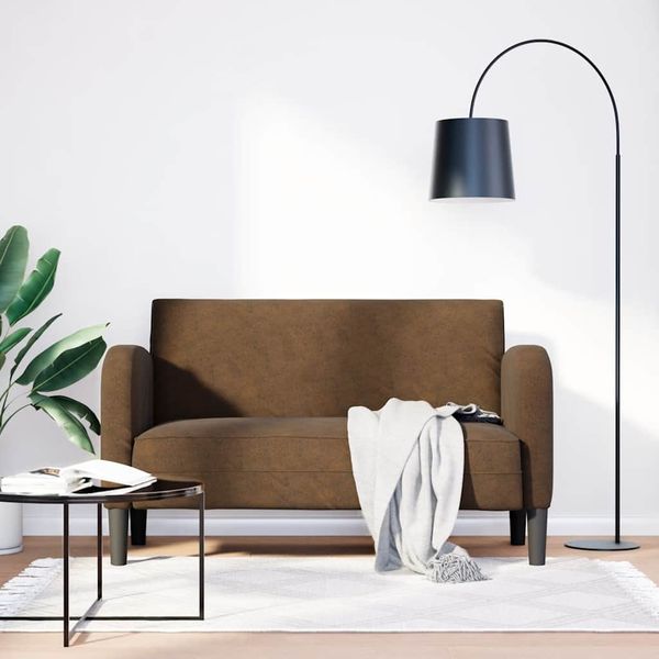 vidaXL Loveseat pohovka hnedá 110 cm umelá koža