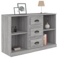 vidaXL Komoda sivá sonoma 104,5x35,5x67,5 cm kompozitné drevo