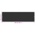 vidaXL Balkónová markíza antracitová 90x300 cm HDPE