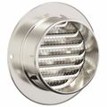 vidaXL Kryty vzduchových ventilátorov 4 ks Strieborná 80 mm