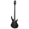 vidaXL Elektrická basgitara pre začiatočníka s taškou čierna 4/4 46"