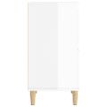 vidaXL Komoda vysoký lesk biela 60x35x70 cm spracované drevo