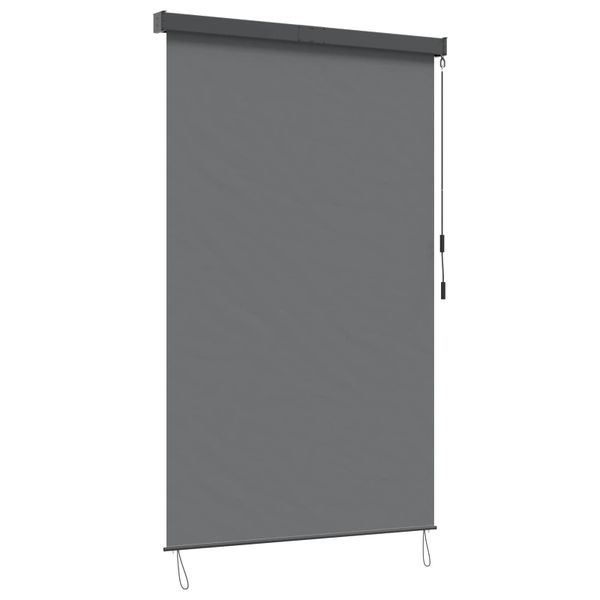 vidaXL Roleta Svetlosivá 160 x 250 cm Textil a hliník