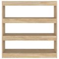 vidaXL Knižnica/deliaca stena dub sonoma 100x30x103 cm