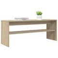 vidaXL TV skrinka 100 x 30 x 40 cm Sonoma dub Kompozitné drevo