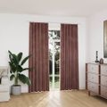 vidaXL Zatemňovacie závesy 2ks s háčikmi, zamat, staroružové 140x225cm