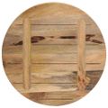 vidaXL Stolová doska Ø 40x1,5 cm okrúhla masívny surový mangovník