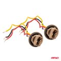 Objímka žiarovky T20 LED 12V W21/5W WY21/5W W3x16q 7443 2ks AMiO-04834