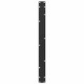 vidaXL Nohy k jedálenskému stolu v tvare U, 2 ks, čierne, 100 x (72-73) cm, oceľové