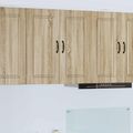 vidaXL Dvierka na umývačku Kalmar Sonoma dub 80 x 31 x 80 cm