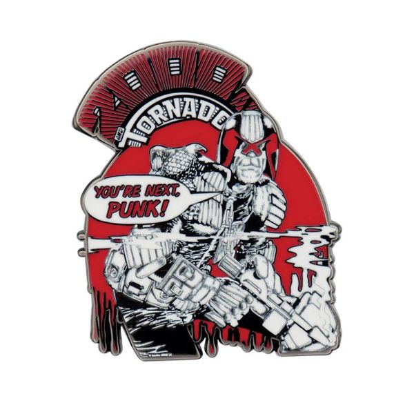 Zberateľský odznak Sudca Dredd - You’re Next Punk!