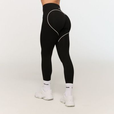 Dámske legíny Varsity Black - GymBeam, veľkosť S