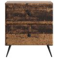 vidaXL Nočný stolík Staré drevo 43 x 34,5 x 47,5 cm Kompozitné drevo