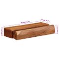 vidaXL Nástenné police 2 ks 40x17x8 cm, akáciový masív