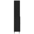 vidaXL Highboard 2 ks Čierny dub 69,5 x 32,5 x 180 cm Kompozitné drevo