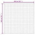vidaXL Záťažová prikrývka bledokrémová 200x200 cm 13 kg látka