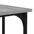 vidaXL Stôl sivý dub sonoma 139x139x75 cm kompozitné drevo