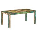 vidaXL Jedálenský stôl 180x90x76 cm recyklovaný masív