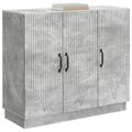 vidaXL Servírovacia skriňa Betónovo sivá 89 x 34,5 x 77 cm
